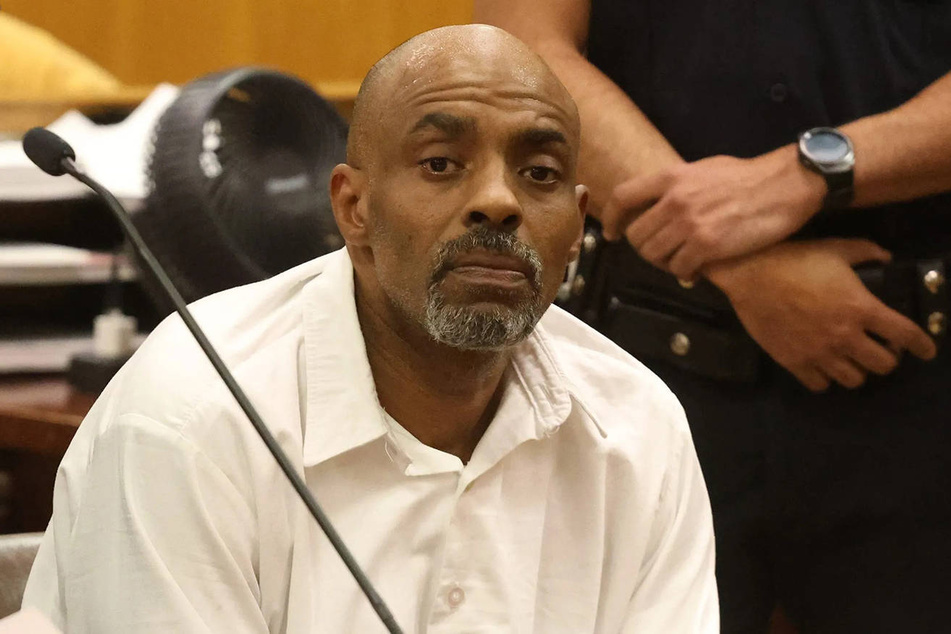 Jabar Walker appears at his exoneration hearing in the New York State Supreme Court in Manhattan on Monday.
