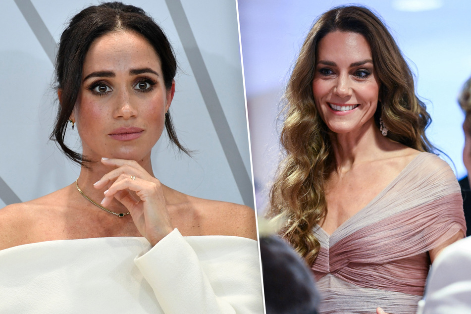 Meghan Markle (l.) and Kate Middleton (r.) are said to have had a disagreement in the lead-up to Meghan's wedding to Harry.