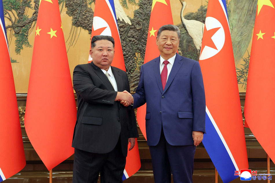 North Korean leader Kim Jong-un touted his country's friendship with China after meeting with Chinese President Xi Jinping in Beijing.