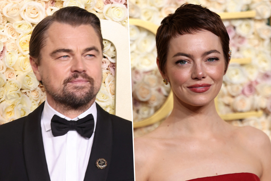Leonardo DiCaprio (l.) and Emma Stone are among this year's buzzy Golden Globe nominees.