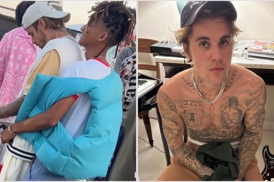 Justin Bieber smooches Jaden Smith before surprise Coachella performance!