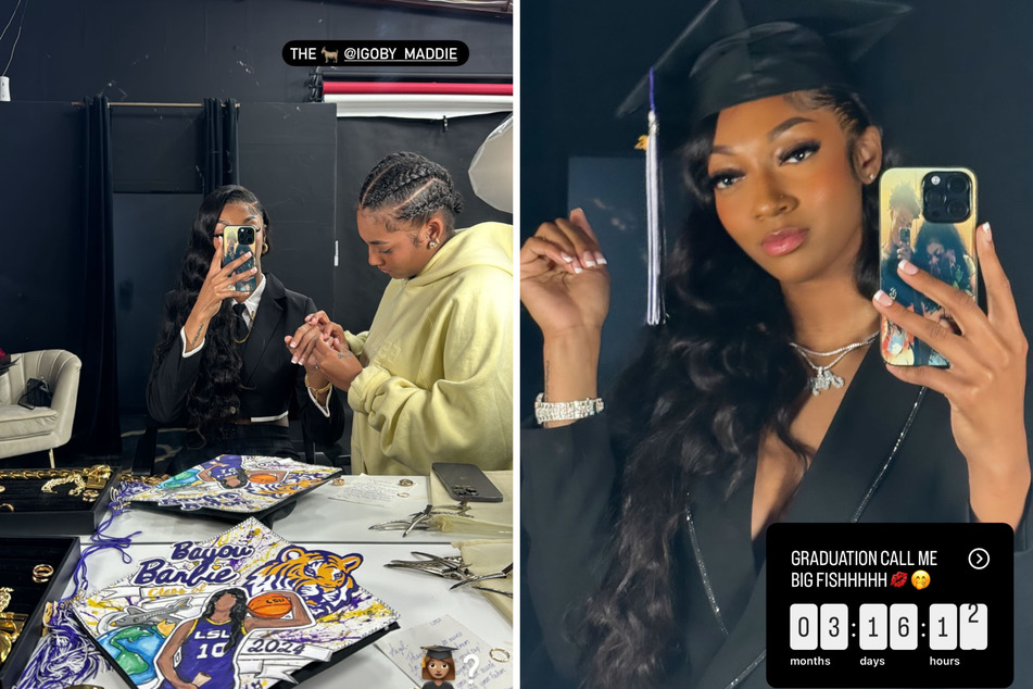 Angel Reese excitedly shared details about her upcoming graduation celebration, giving fans a sneak peek into the behind-the scenes preparations.