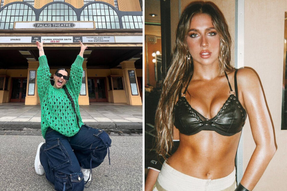 Viral singers Tate McRae (r.) and Lauren Spencer Smith (l.) are dropping their own respective singles this week. Girl power!