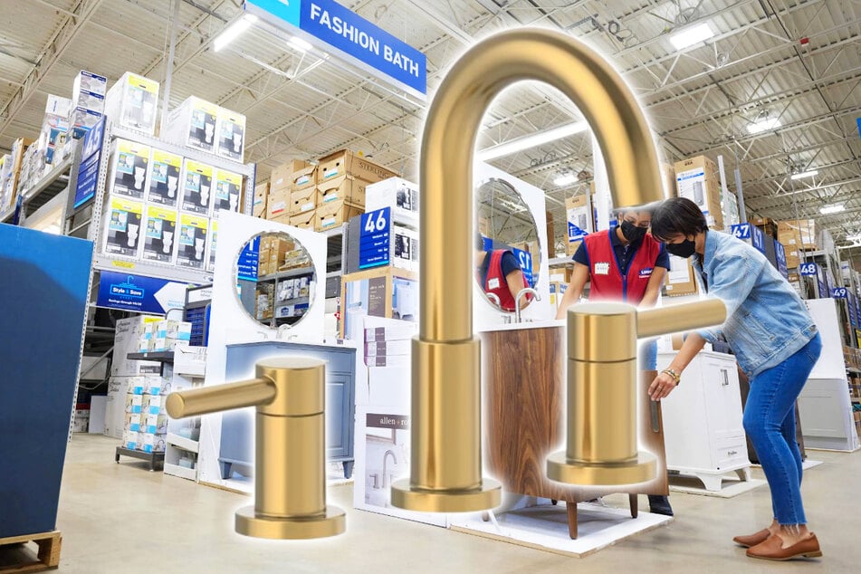 This brushed gold faucet for $129 could be the easiest bathroom upgrade