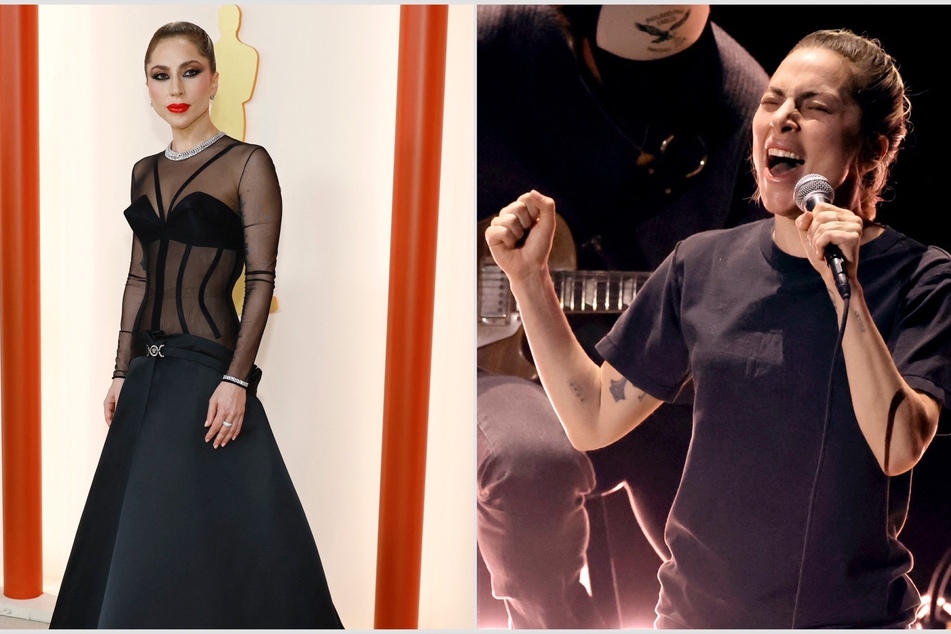 Lady Gaga left no crumbs after slaying on the red carpet and performing her nominated single, Hold My Hand, at this year's Oscars!