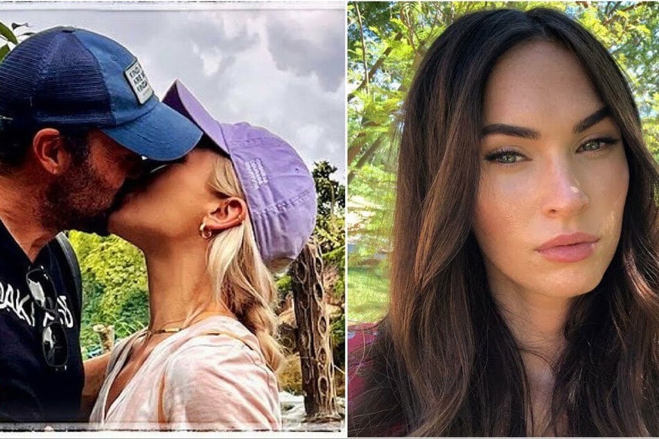 Megan Fox (r.) seemingly showed her support for her ex-husband Brian Austin Green's relationship with Sharna Burgess.