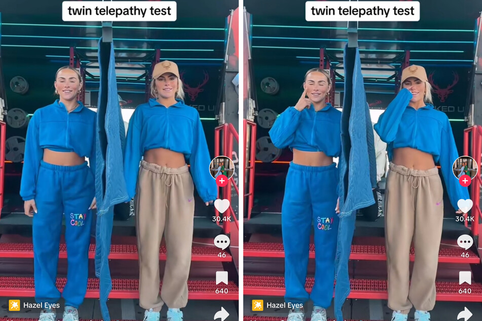 Cavinder twins are the real deal in uncanny twin telepathy challenge