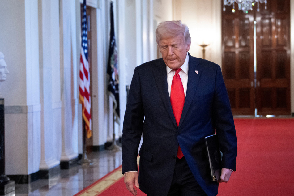 Donald Trump's (pictured) executive order against law firm Susman Godfrey was partially blocked by a federal judge.