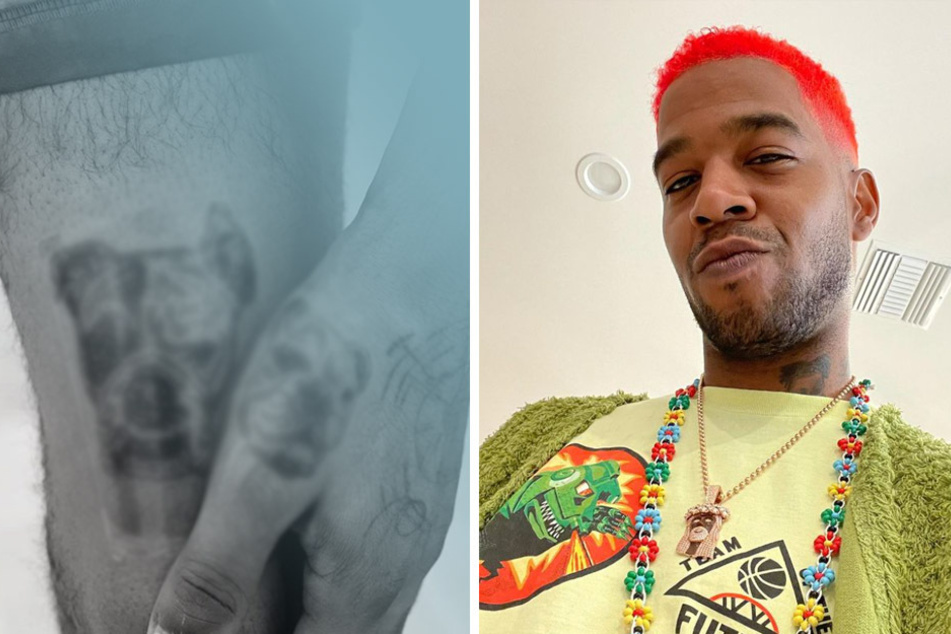 Kid Cudi shows off his puppy love with some sentimental tattoos