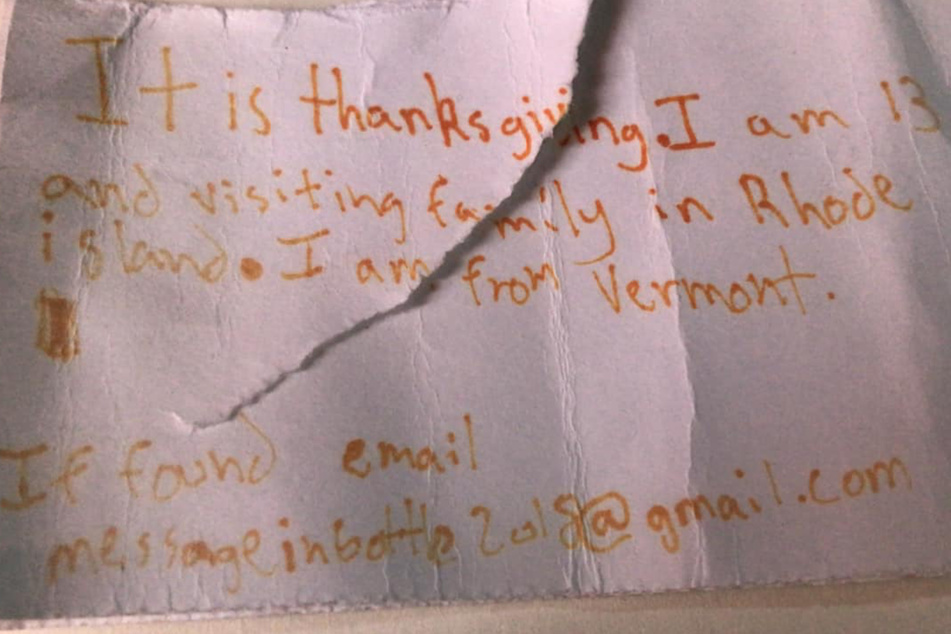 Where is the teenager who wrote this message?