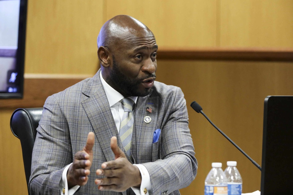 Special Prosecutor Nathan Wade testified during a hearing into "misconduct" allegations against Georgia prosecutor Fani Willis at the Fulton County Courthouse in Atlanta, Georgia, on Thursday.