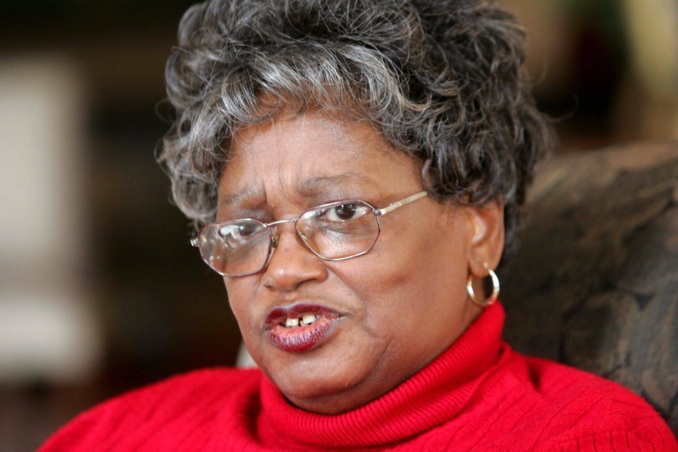Claudette Colvin speaking during a 2005 interview.