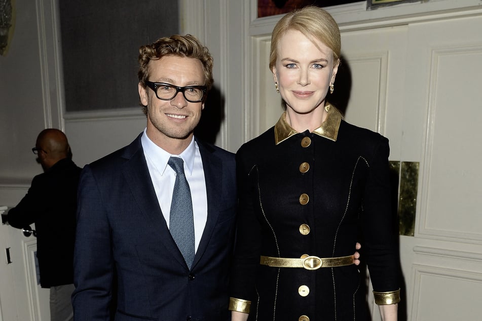 This is not the first time that actor Simon Baker (l.) and Nicole Kidman have appeared in public together...