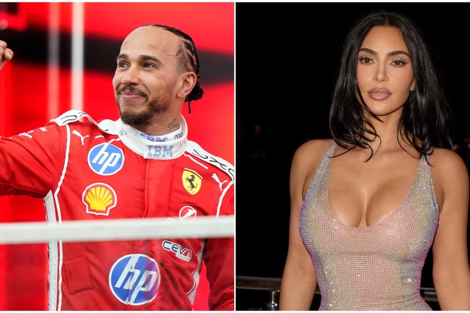 Kim Kardashian gushes over boo Lewis Hamilton's 1st Ferrari win!
