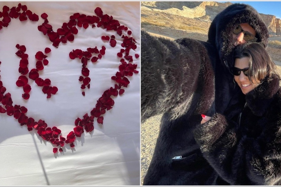 Travis Barker gushes over Kourtney Kardashian on first Valentine's Day as spouses