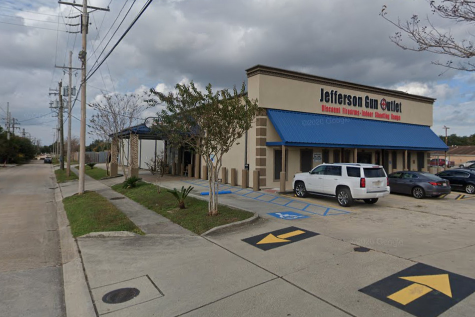 The shooting took place at Jefferson Gun Outlet in Metairie.