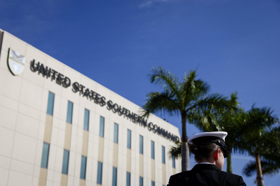 A view of the US Southern Command (SOUTHCOM) headquarters in Doral, Florida, on December 12, 2025.