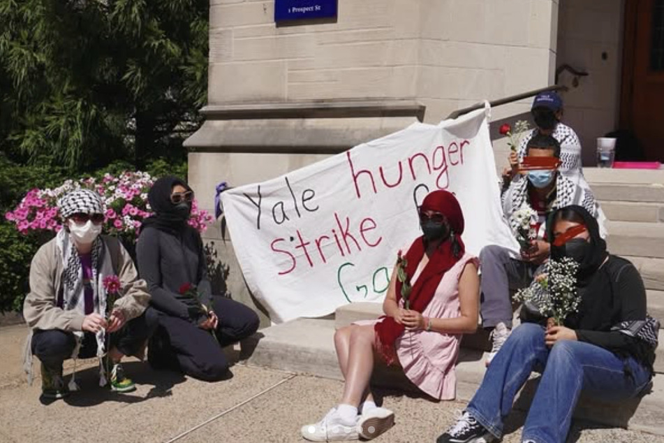 Yale students launch hunger strike for Gaza: "We reject our university and government's complicity"