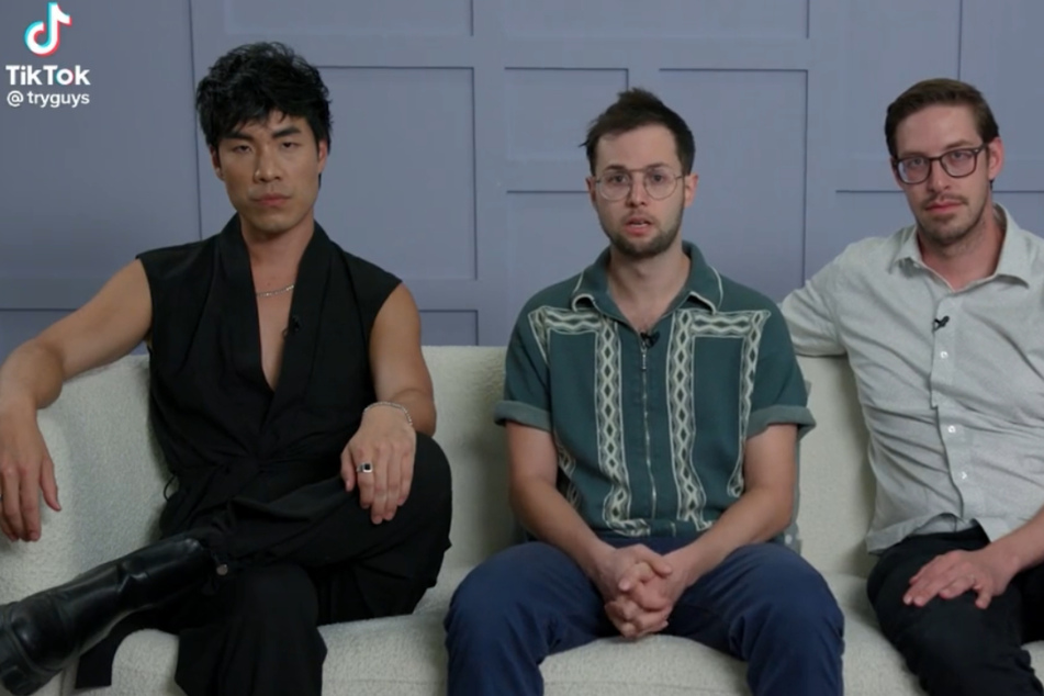 (From l. to r.) Eugene Lee Yang, Zach Kornfeld, and Keith Habersberger discuss Fulmer's firing in the original explanation video.