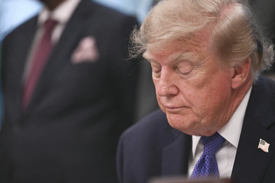 President Donald Trump makes an announcement in the Oval Office on September 28, 2026. In his second term, Trump has signed deals with developing countries to accept deported migrants who cannot legally be sent home.