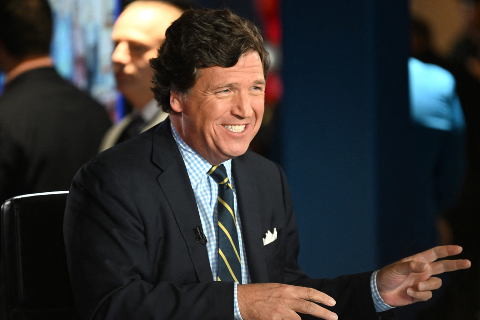 The White House has slammed former Fox News Host Tucker Carlson (pictured) for interviewing Russian President Vladimir Putin.
