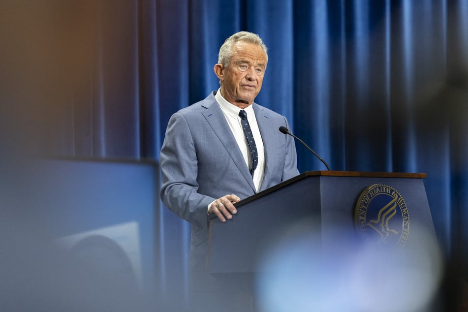 Health Secretary Robert Kennedy Jr. speaking at Department of Health and Human Services event in Washington DC. The Trump admistration 