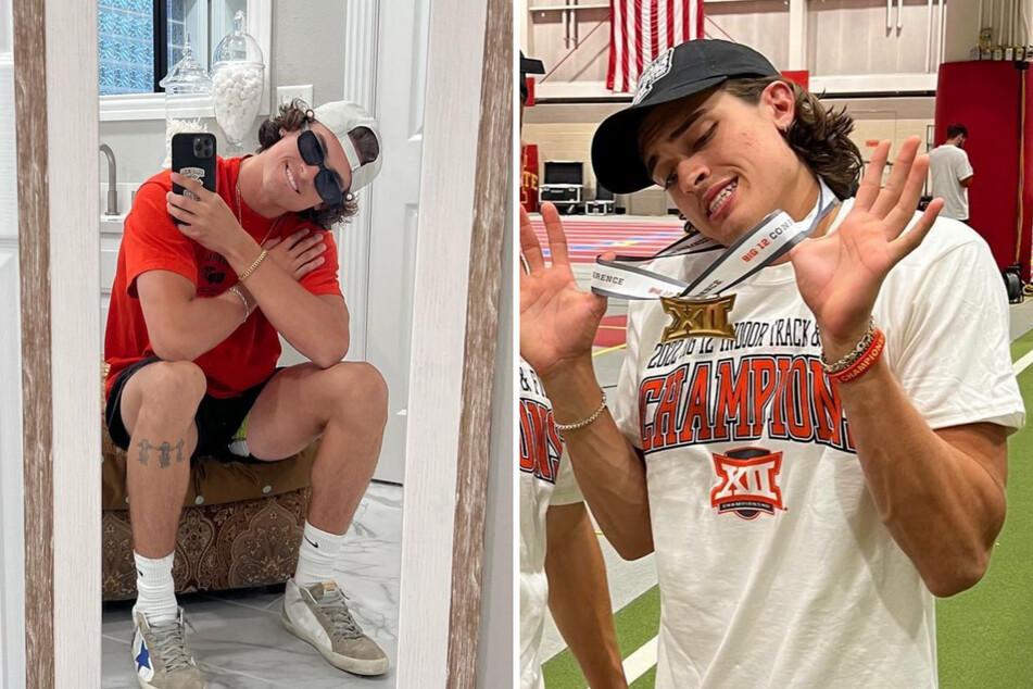 Sam Hurley, a sophomore high-jumper at the University of Texas, apparently makes a staggering 7-figures off NIL endorsements, and shared reports of his net-worth.