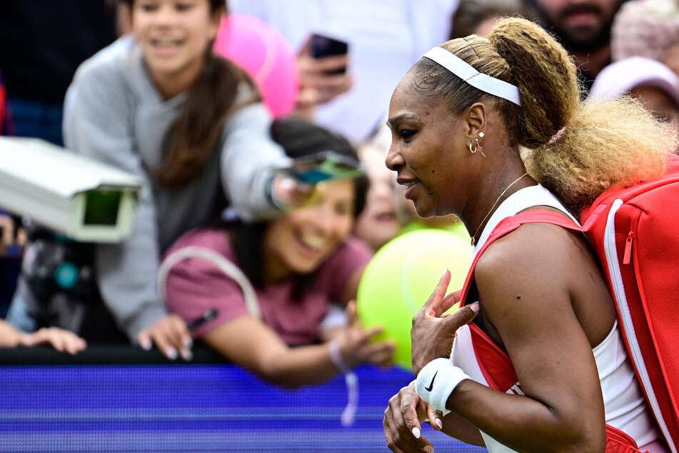 Serena Williams suffered a swift defeat in Berlin as she competed in her second tournament since returning to tennis.