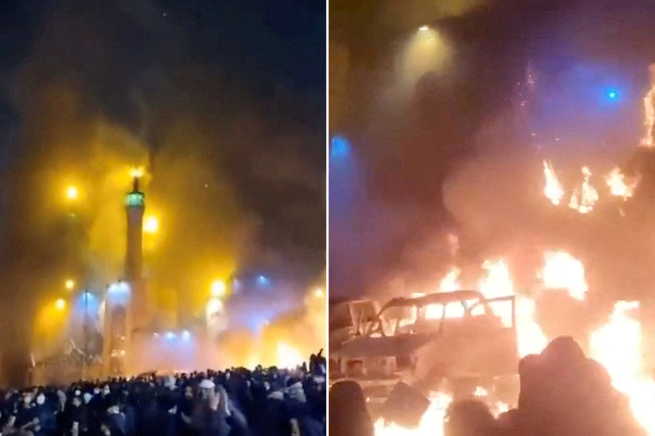 Iran vows counterattack in case of US intervention in swelling protests as Trump mulls bombing