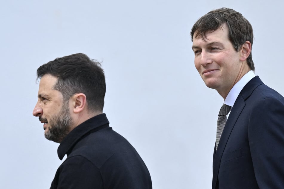 Jared Kushner (r) said over the weekend that he will soon announce "next steps" in negotiations to end Russia's war in Ukraine. The special envoy recently visited Kyiv and Moscow for talks.