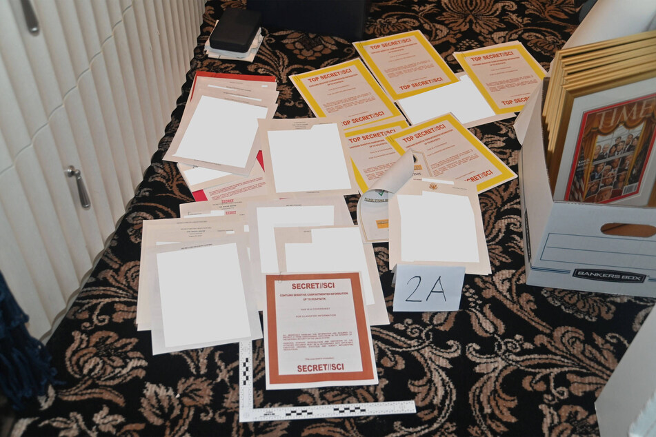The FBI found many classified documents while searching Trump's Mar-a-Lago home in August.