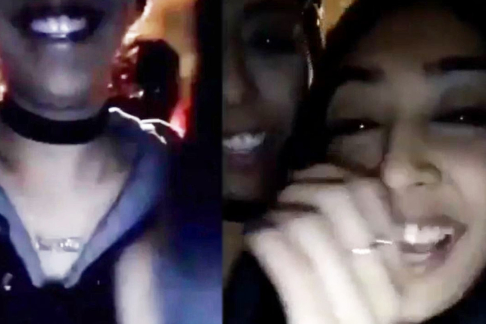 Women's selfie video captures something terrifying in the background
