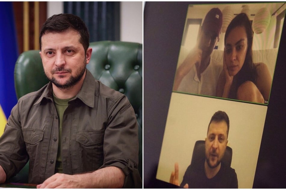Zelensky thanks Mila Kunis and Ashton Kutcher for millions raised for Ukraine support