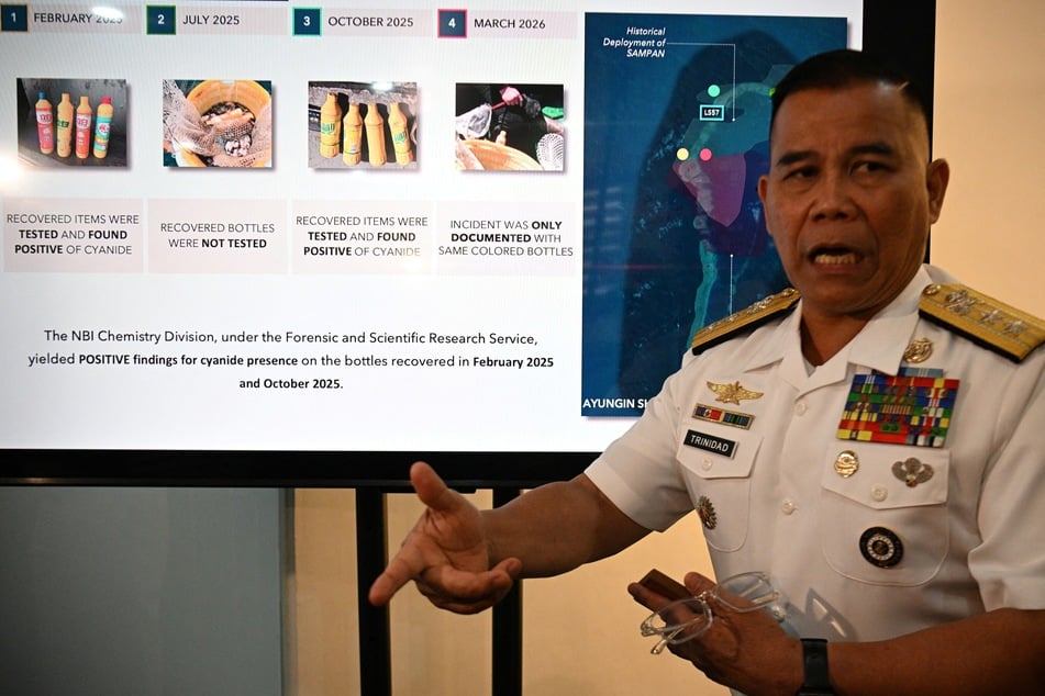 Philippines accuses China of poisoning disputed waters with cyanide