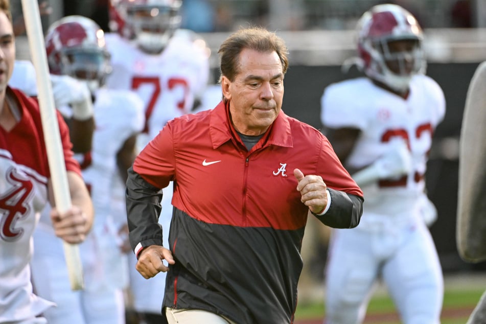 Alabama Crimson Tide head coach Nick Saban.