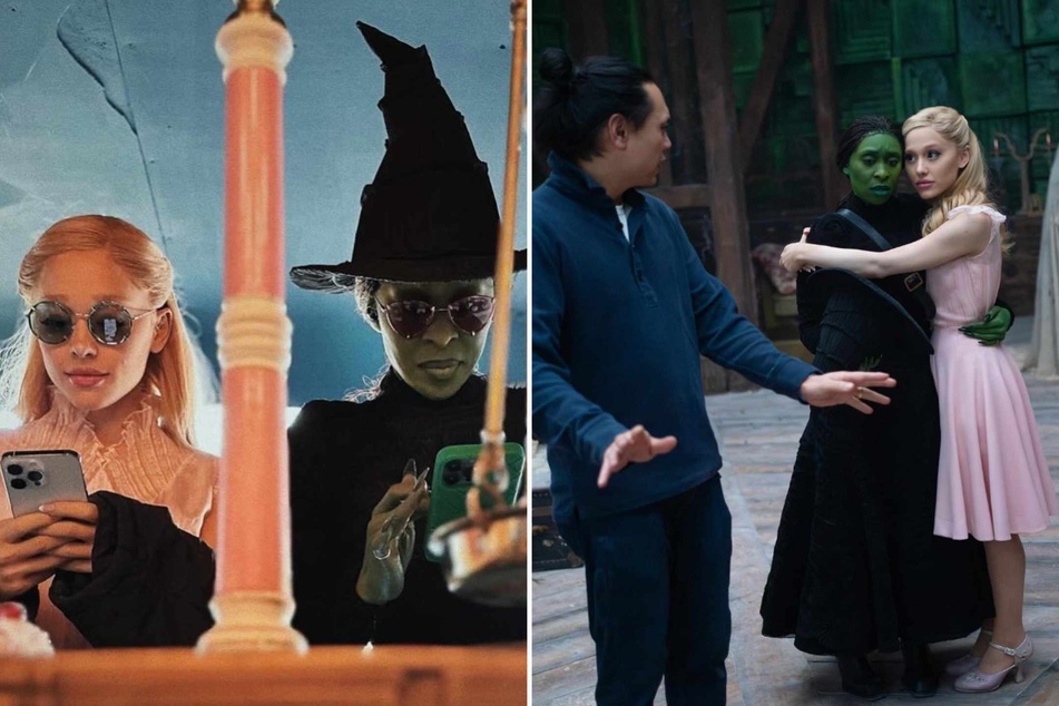 Ariana Grande posts sweet on-set photo dump amid Wicked movie trailer hype