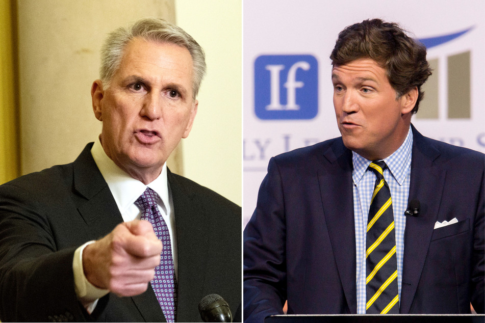 Kevin McCarthy grants Fox News' Tucker Carlson hours of unreleased January 6 footage