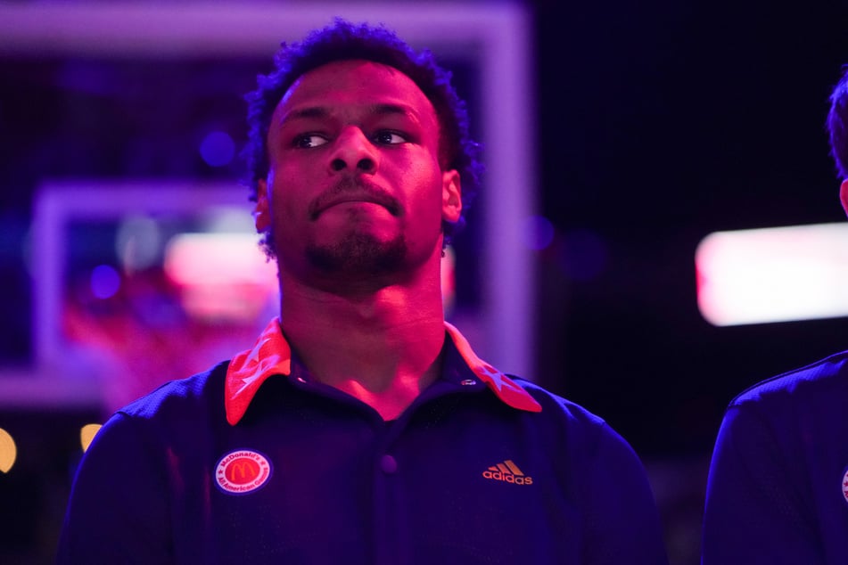 LeBron's son Bronny James could play alongside or against his father in the NBA as early as next season.