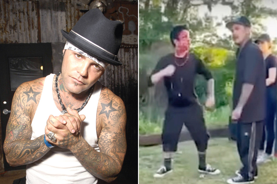 Crazy Town band members break out into bloody brawl at nightmare gig