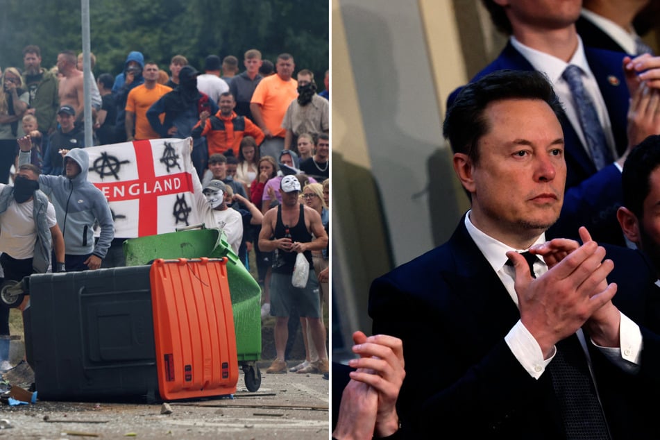 Elon Musk slammed for shocking "civil war" comment after racist English riots