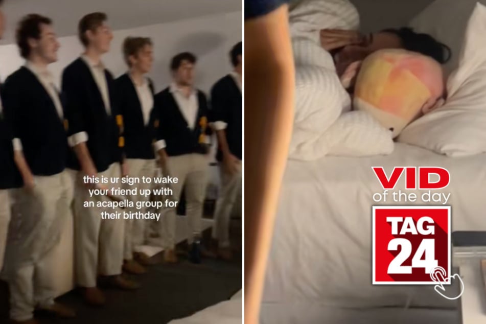 Viral Video of the Day for October 25, 2025: Birthday girl gets surprised by male a cappella group!