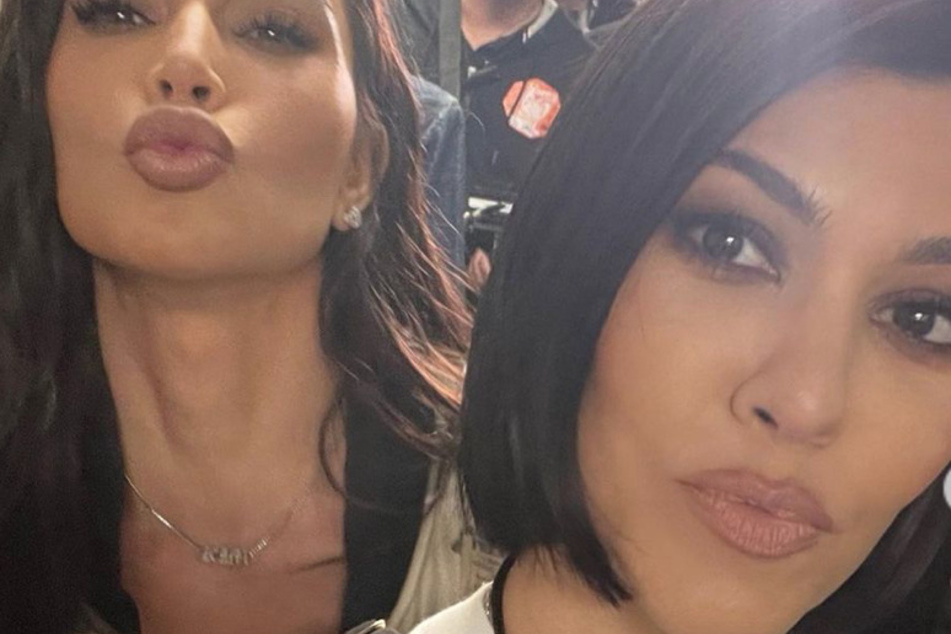 Kim Kardashian (l) and Kourtney Kardashian's feud is set to begin next week after a teaser showed Kourt getting upset over Kim's D&G show.