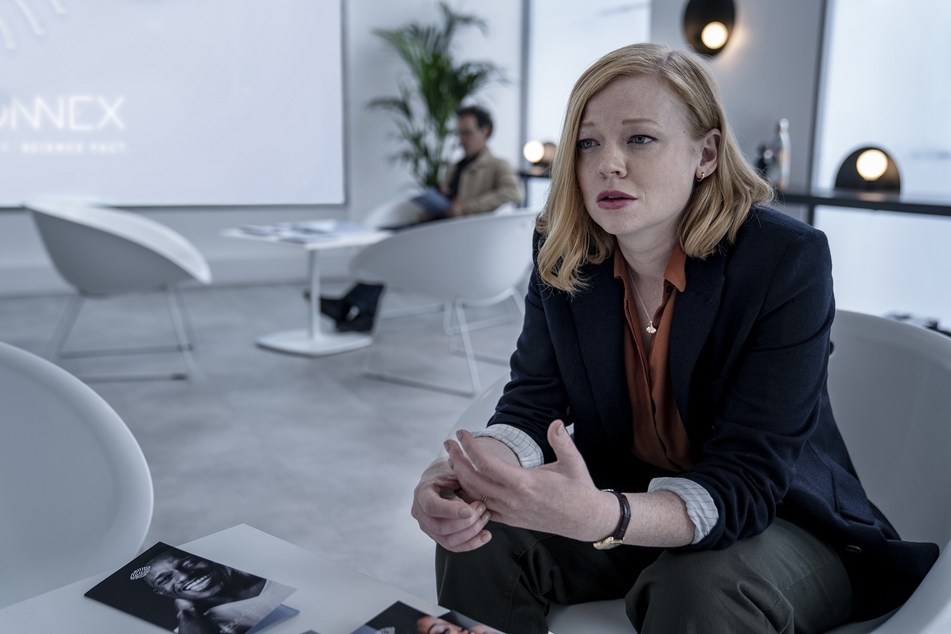 Nikki, played by Sarah Snook, dares to take the test.
