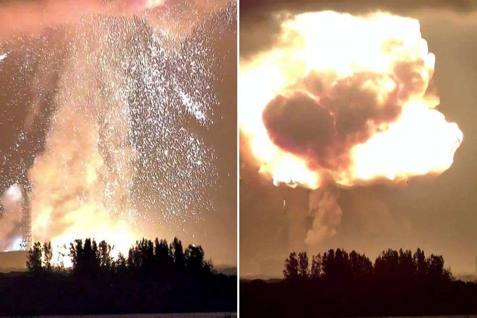 Jeff Bezos's Blue Origin rocket explodes into giant fireball on launch pad