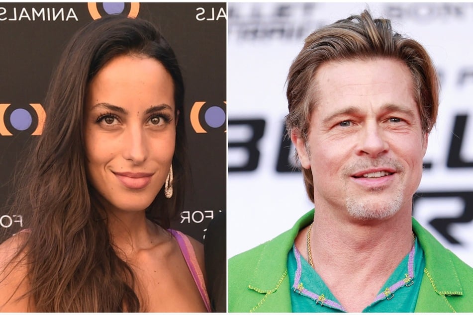 Brad Pitt seen getting cozy with Ines de Ramon in LA!