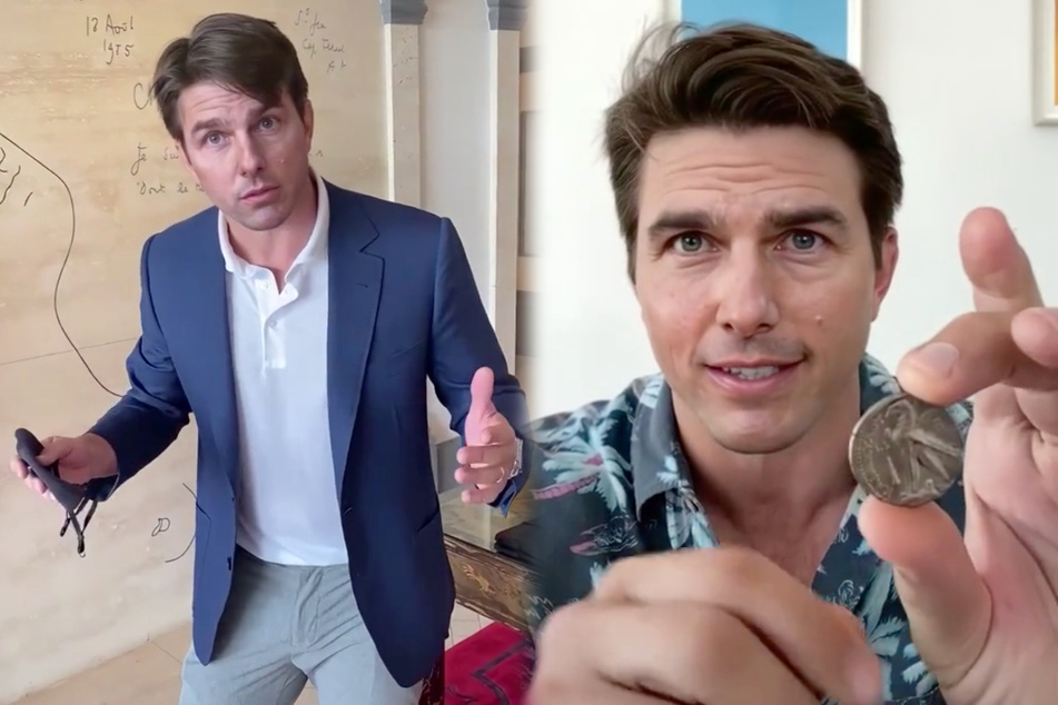 What is Tom Cruise doing on TikTok?