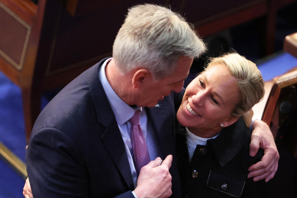 Marjorie Taylor Greene cashed in a hefty donation from Kevin McCarthy