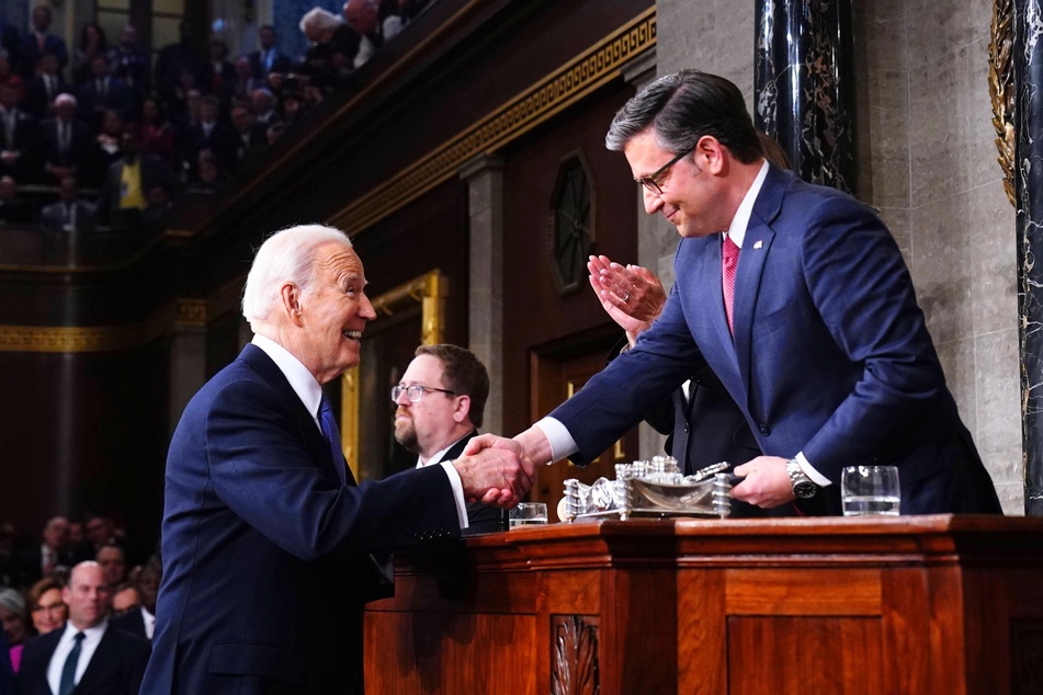 House Speaker Mike Johnson (r.) expressed hesitancy when he was recently asked if the House would soon vote again to impeach President Joe Biden.