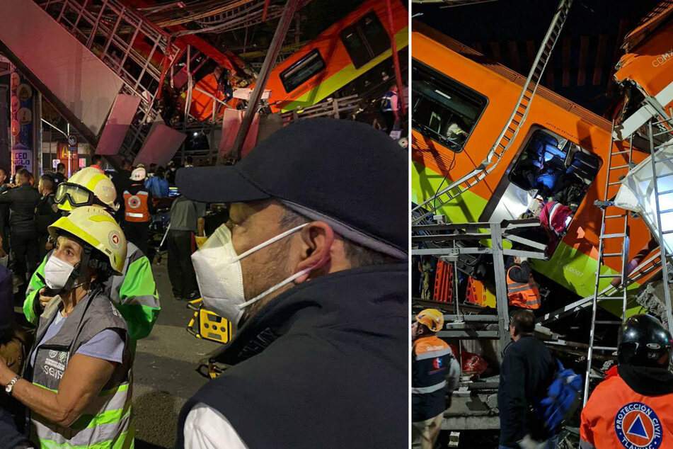 Disaster in Mexico City: At least 20 dead after subway bridge collapses