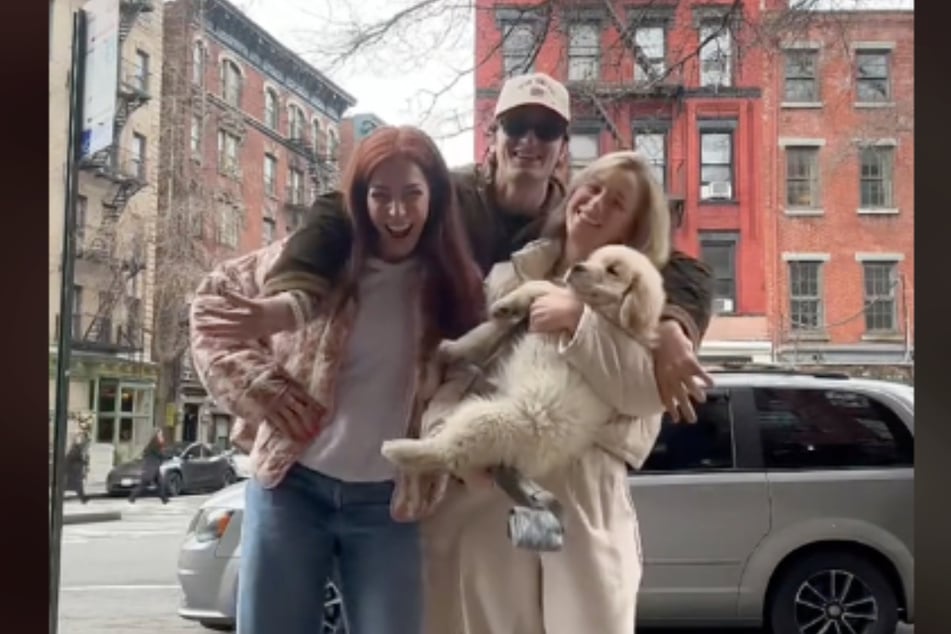 Danielle didn't end up getting a date with the "boy with the umbrella" but she did make three friends.